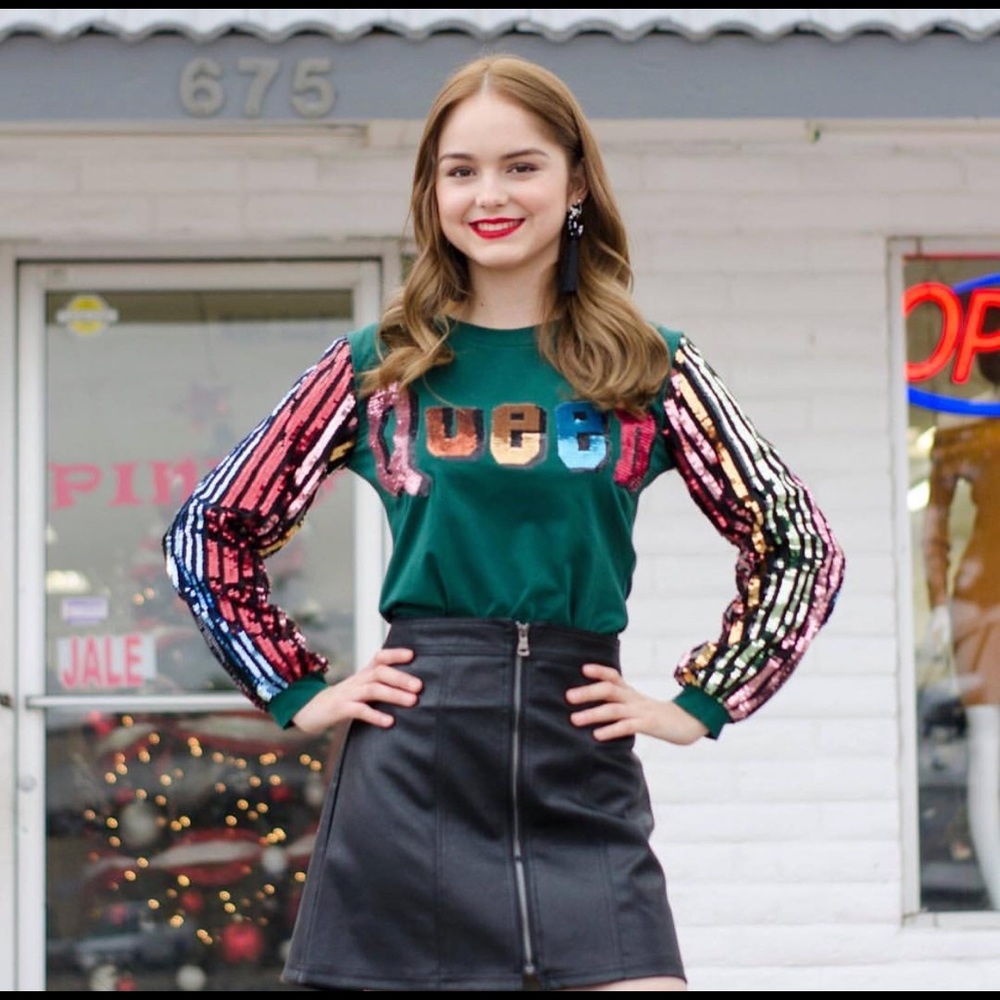 Sequins top
